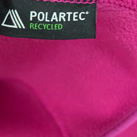 L.L. Bean Women’s Small Fuchsia Pink Full-Zip Fleece Jacket – Polartec Recycled - Picture 3 of 5